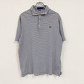 POLO Ralph Lauren　ラルフローレン　半袖ポロシャツ　ボーダー柄　紺　ネイビー　Lサイズ