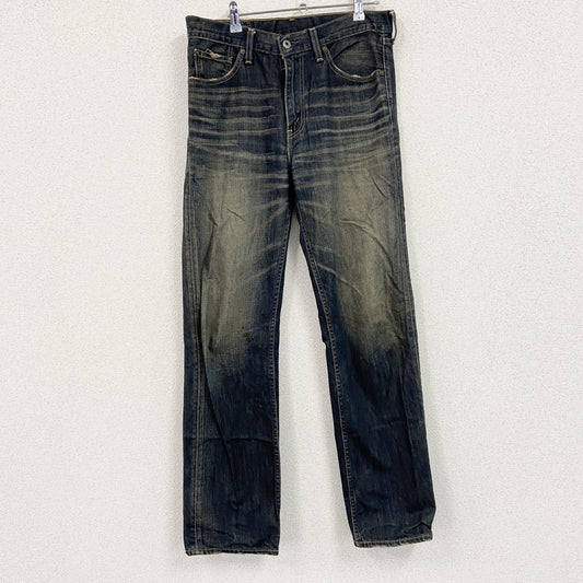 Levi's　リーバイス　502　デニムパンツ/ジーンズ　ジップフライ　鬼ヒゲ　縦落ち　インディゴ　W33サイズ