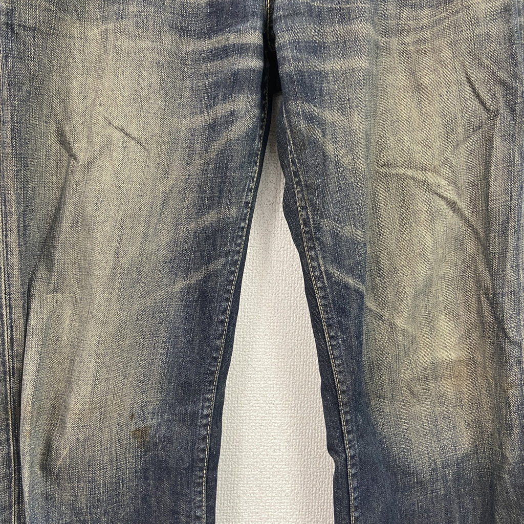 Levi's　リーバイス　502　デニムパンツ/ジーンズ　ジップフライ　鬼ヒゲ　縦落ち　インディゴ　W33サイズ