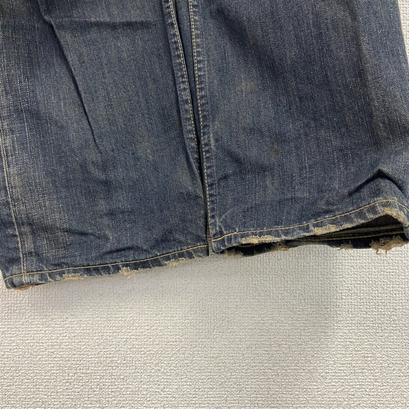 Levi's　リーバイス　502　デニムパンツ/ジーンズ　ジップフライ　鬼ヒゲ　縦落ち　インディゴ　W33サイズ