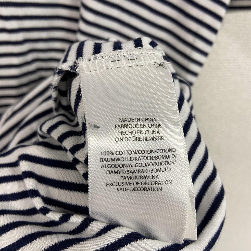 POLO Ralph Lauren　ラルフローレン　半袖ポロシャツ　ボーダー柄　紺　ネイビー　Lサイズ