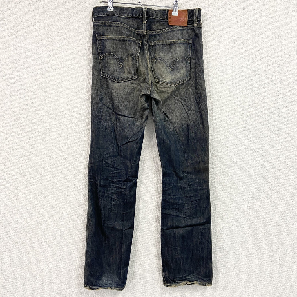 Levi's　リーバイス　502　デニムパンツ/ジーンズ　ジップフライ　鬼ヒゲ　縦落ち　インディゴ　W33サイズ