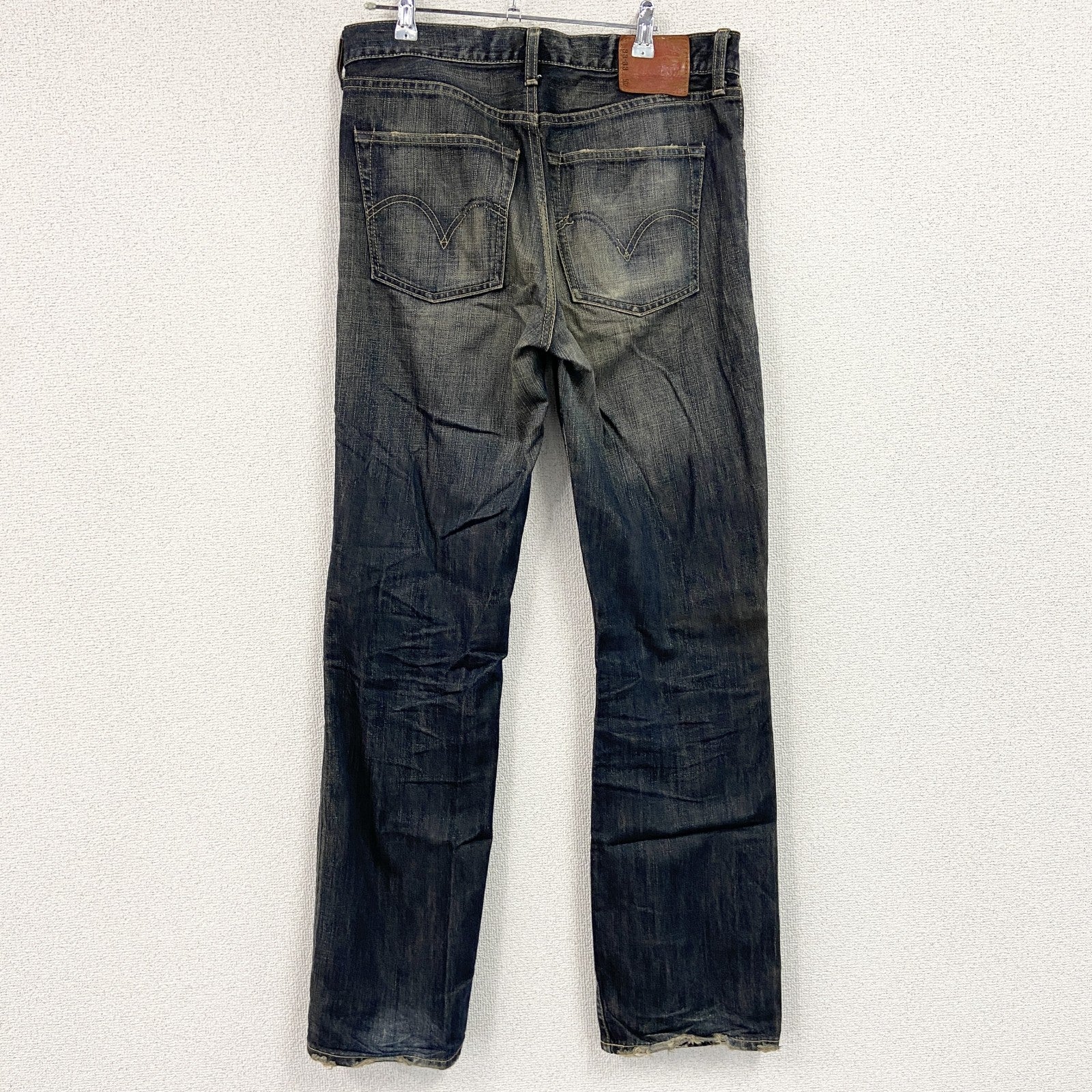 Levi's　リーバイス　502　デニムパンツ/ジーンズ　ジップフライ　鬼ヒゲ　縦落ち　インディゴ　W33サイズ