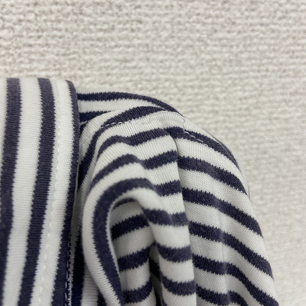 POLO Ralph Lauren　ラルフローレン　半袖ポロシャツ　ボーダー柄　紺　ネイビー　Lサイズ