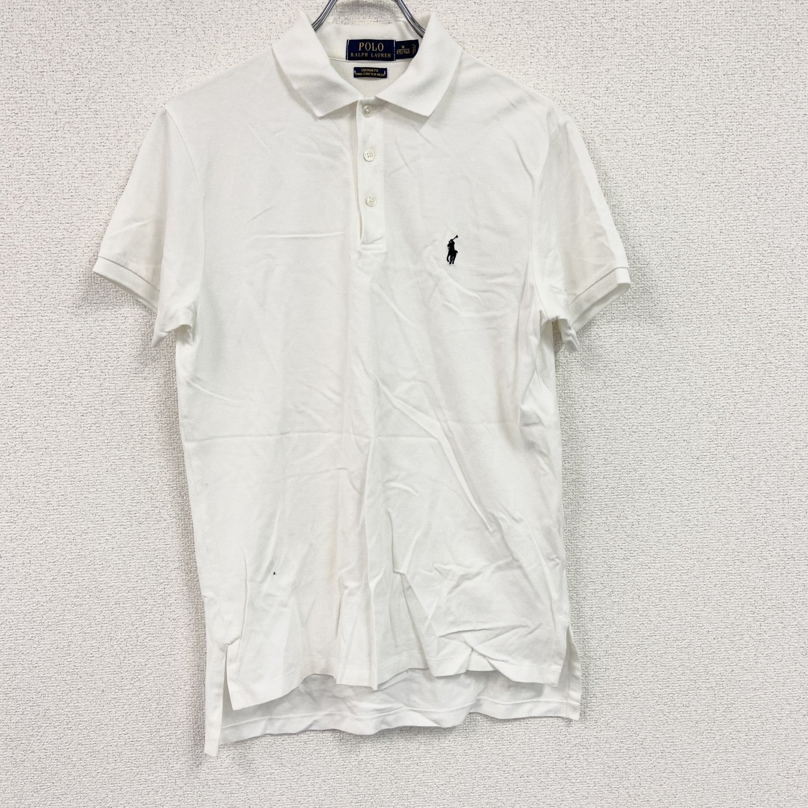 POLO Ralph Lauren　ラルフローレン　半袖ポロシャツ　白　ホワイト　Mサイズ