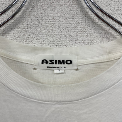 00s　HONDA　ホンダ　ASIMO　アシモ　半袖プリントTシャツ　ヴィンテージ　白　ホワイト　Mサイズ