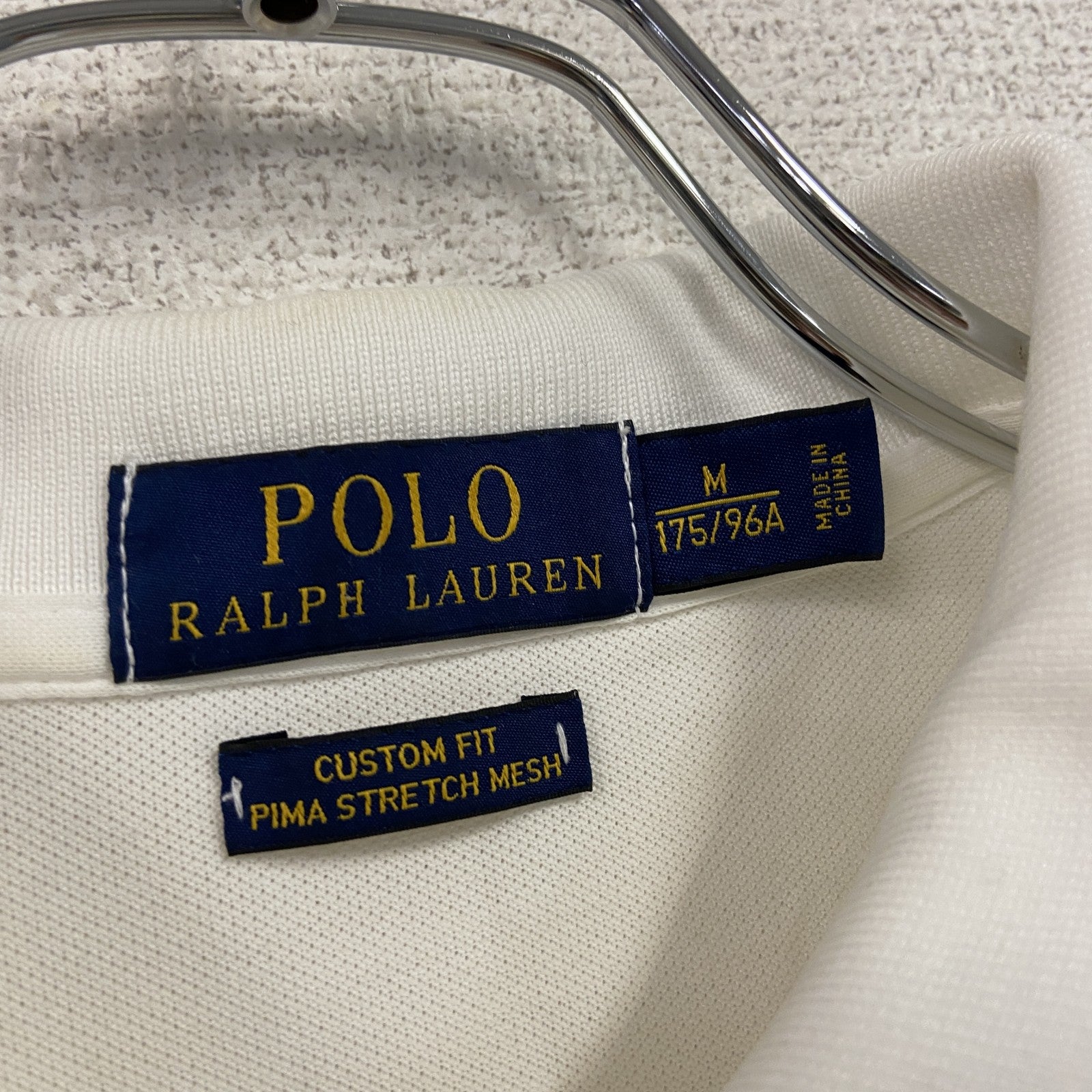 POLO Ralph Lauren　ラルフローレン　半袖ポロシャツ　白　ホワイト　Mサイズ