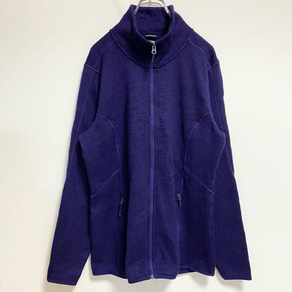 c9 by champion　チャンピオン　フリースジャケット/ボアジャケット　シンプル　無地　紫　パープル　XLサイズ　
