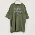 HARLEY DAVIDSON　ハーレーダビッドソン　半袖プリントTシャツ　カーキ　XXLサイズ