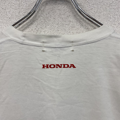00s　HONDA　ホンダ　ASIMO　アシモ　半袖プリントTシャツ　ヴィンテージ　白　ホワイト　Mサイズ