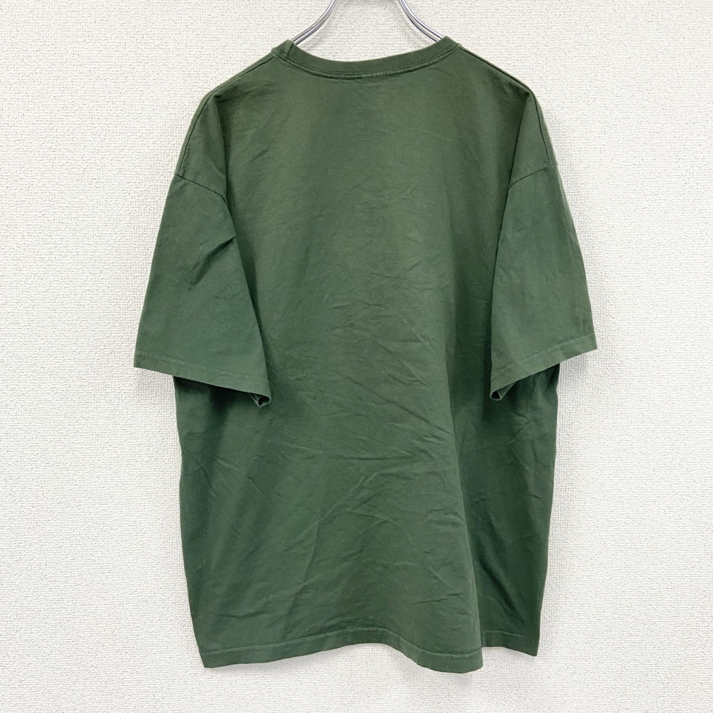 90s～　オクトーバーフェス　半袖Tシャツ　刺繍デザイン　ヴィンテージ　カーキ