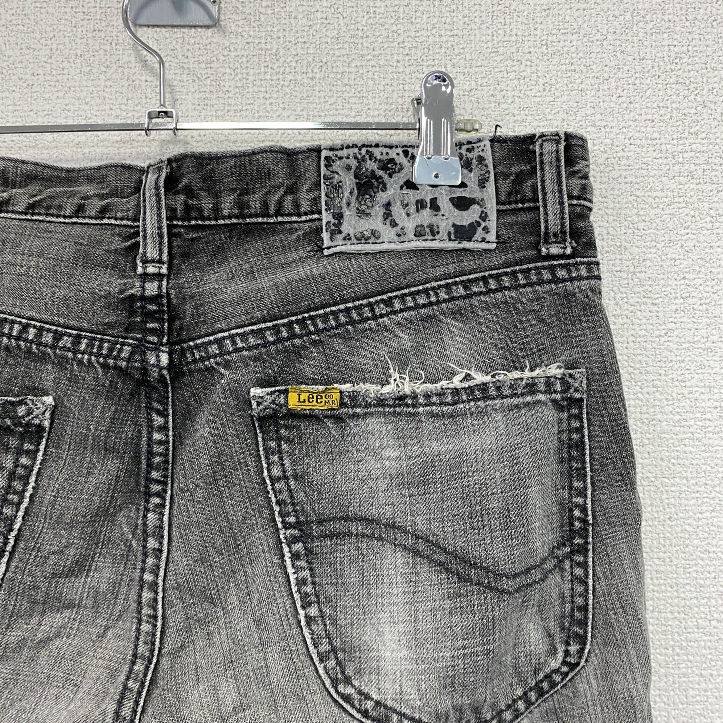 Lee　リー　デニムパンツ/ジーンズ　ジップフライ　黒　ブラック　32サイズ