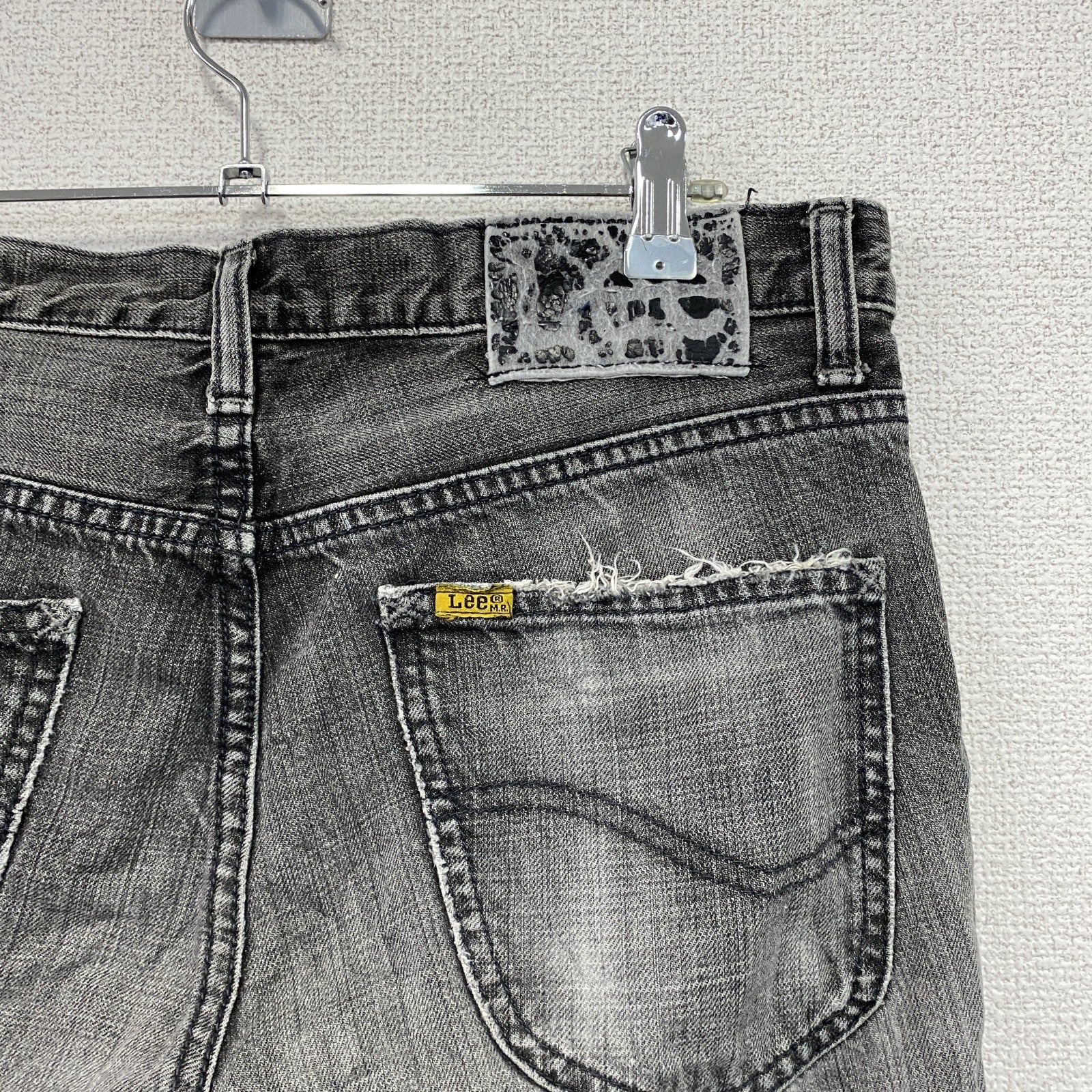 Lee　リー　デニムパンツ/ジーンズ　ジップフライ　黒　ブラック　32サイズ