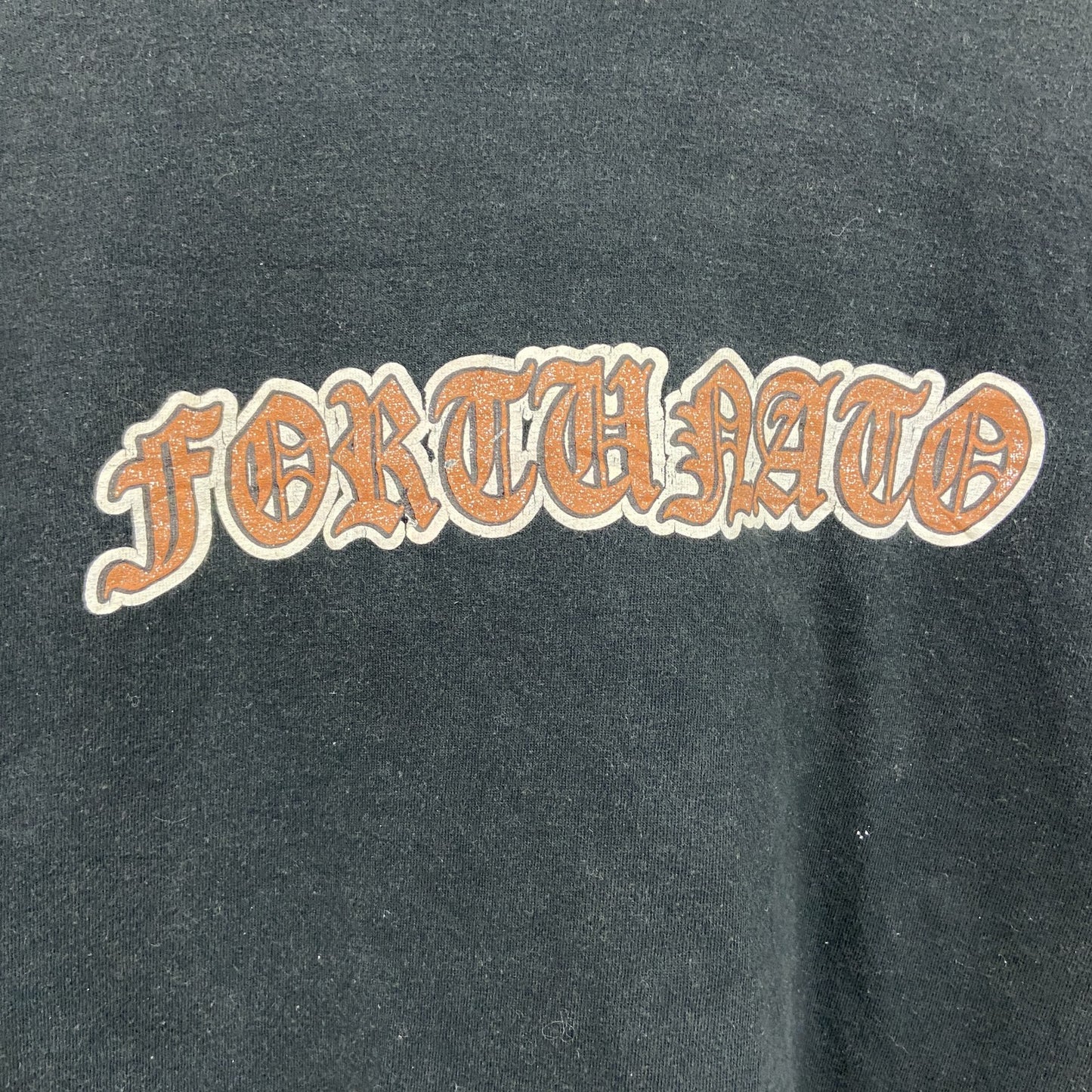 RERIZZO　レリッツォ　長袖Tシャツ/ロンT　レイヤードデザイン　ブラックレター　両面プリント　黒　ブラック　LLサイズ