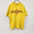00s　HARLEY DAVIDSON　ハーレーダビッドソン　半袖プリントTシャツ　黄色　イエロー　