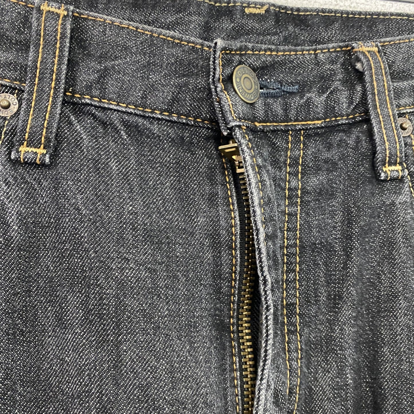 EDWIN　エドウィン　402　デニムパンツ/ジーンズ　ジップフライ　黒　ブラック　31サイズ