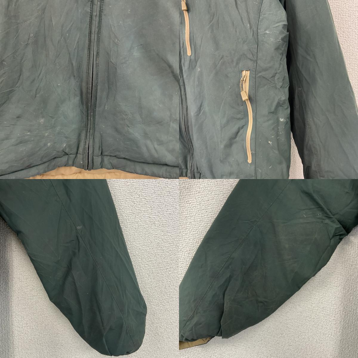 mont-bell　モンベル　リバーシブルダウンジャケット　ダウン90％　カーキ　ベージュ　Lサイズ