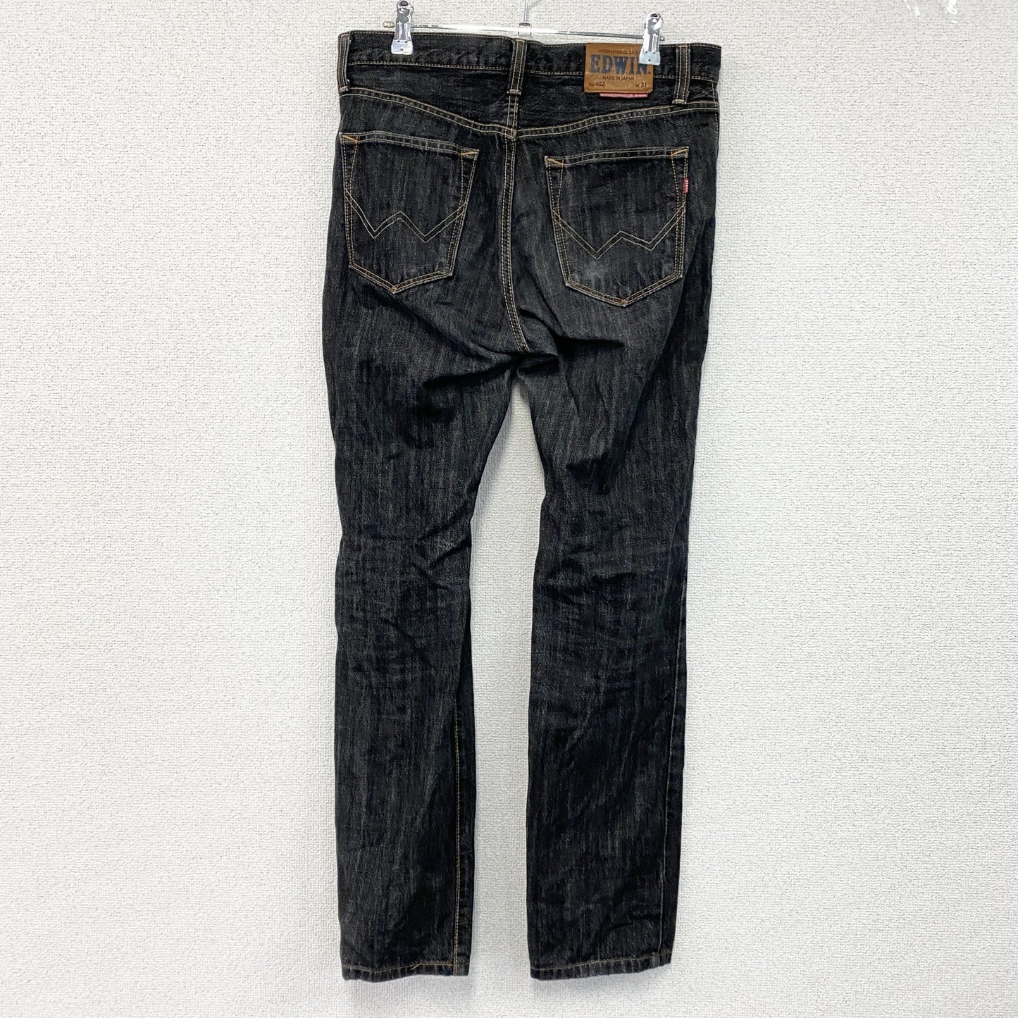 EDWIN　エドウィン　402　デニムパンツ/ジーンズ　ジップフライ　黒　ブラック　31サイズ