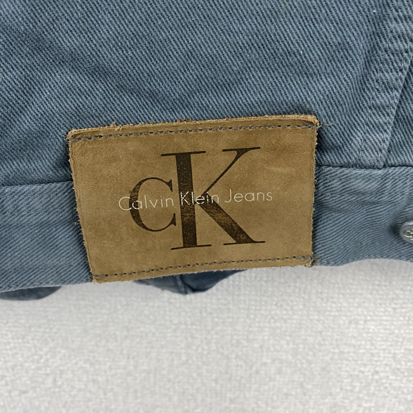 90s～　Calvin Klein Jeans　カルバンクラインジーンズ　ベスト　灰色　グレー　ヴィンテージ　Lサイズ