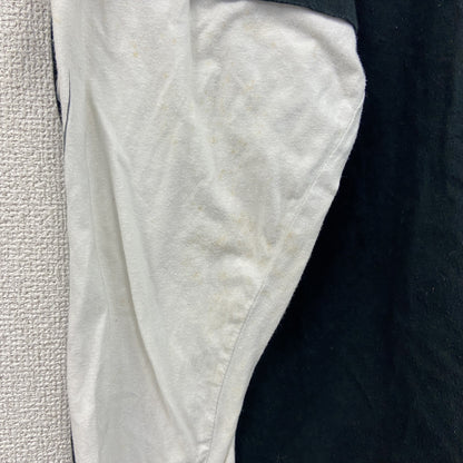 RERIZZO　レリッツォ　長袖Tシャツ/ロンT　レイヤードデザイン　ブラックレター　両面プリント　黒　ブラック　LLサイズ