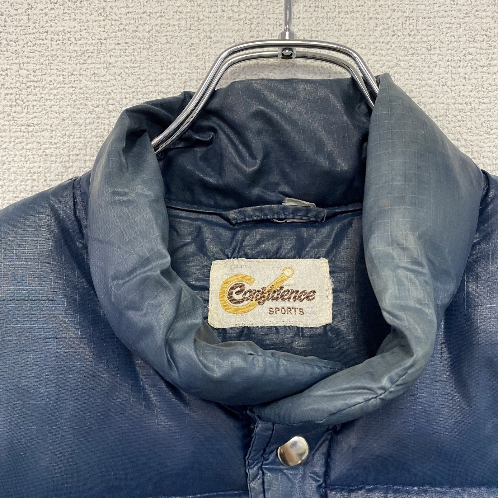 Confidence SPORTS　ダウンベスト　青　ブルー