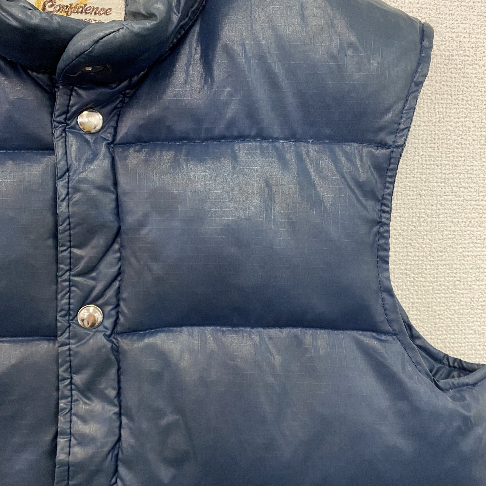 Confidence SPORTS　ダウンベスト　青　ブルー