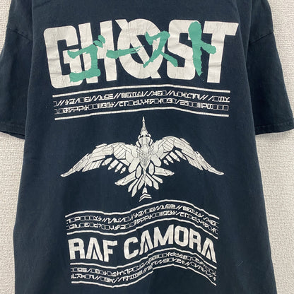 GILDAN　RAF CAMORA　GHOST　ゴースト　半袖プリントTシャツ　ラッパーT　ブラック　Lサイズ
