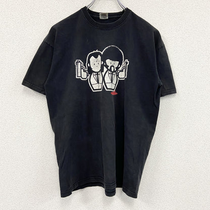 FRUIT OF THE LOOM　フルーツオブザルーム　PULP FICTION　パルプフィクション　半袖プリントTシャツ　ムービーT　黒　ブラック　Mサイズ