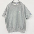 00s　champion　チャンピオン　リバースウィーブ　半袖スウェット/トレーナー　グレー　Mサイズ