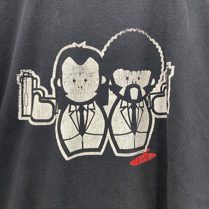 FRUIT OF THE LOOM　フルーツオブザルーム　PULP FICTION　パルプフィクション　半袖プリントTシャツ　ムービーT　黒　ブラック　Mサイズ