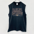 古着 used　00s　HARLEY DAVIDSON　ハーレーダビッドソン　タンクトップ/ノースリーブ　黒　ブラック　Lサイズ