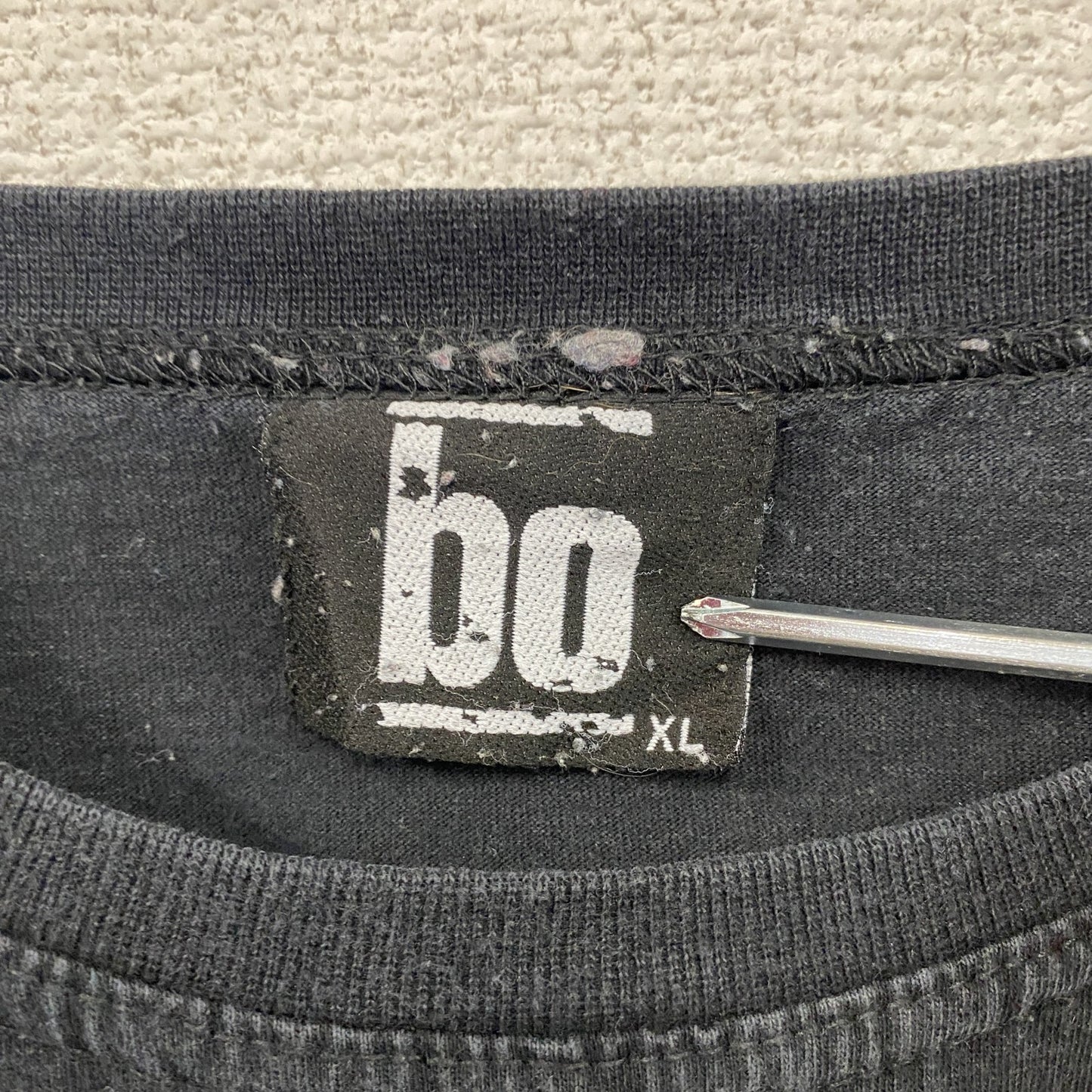 90s　bo　Böhse Onkelz　ベーゼオンケルツ　半袖プリントTシャツ　バンドT　ブラック　XLサイズ　