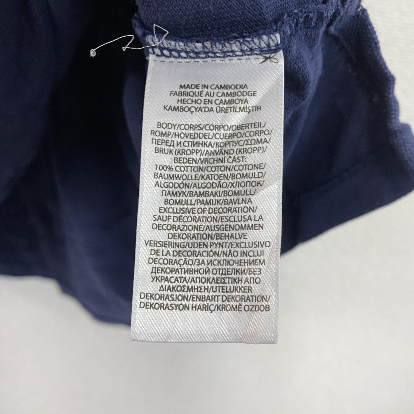 POLO RALPH LAUREN　ポロラルフローレン　半袖ポロシャツ　刺繡ロゴ　紺　ネイビー　XLサイズ