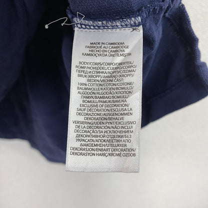 POLO RALPH LAUREN　ポロラルフローレン　半袖ポロシャツ　刺繡ロゴ　紺　ネイビー　XLサイズ