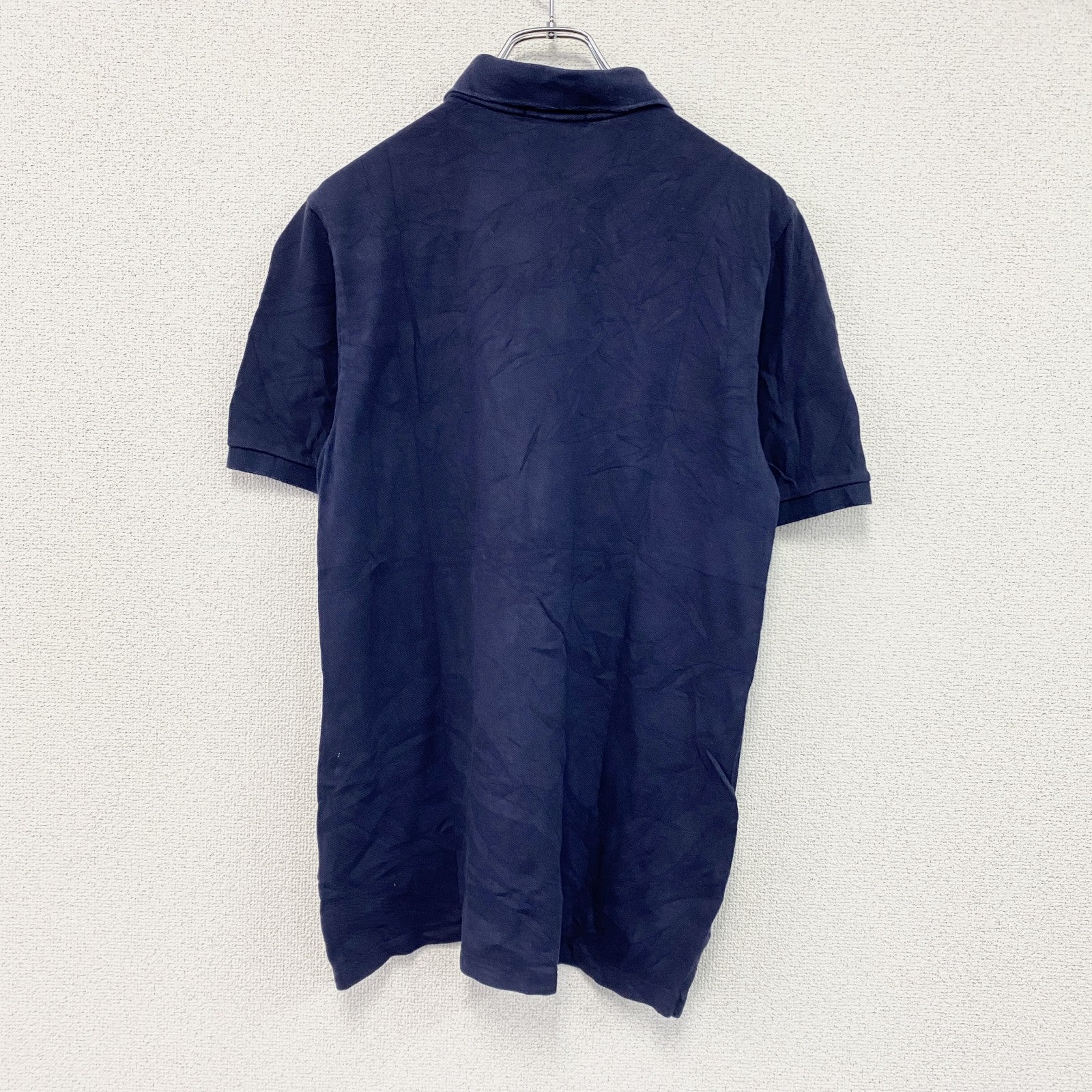 POLO RALPH LAUREN　ポロラルフローレン　半袖ポロシャツ　刺繡ロゴ　紺　ネイビー　XLサイズ