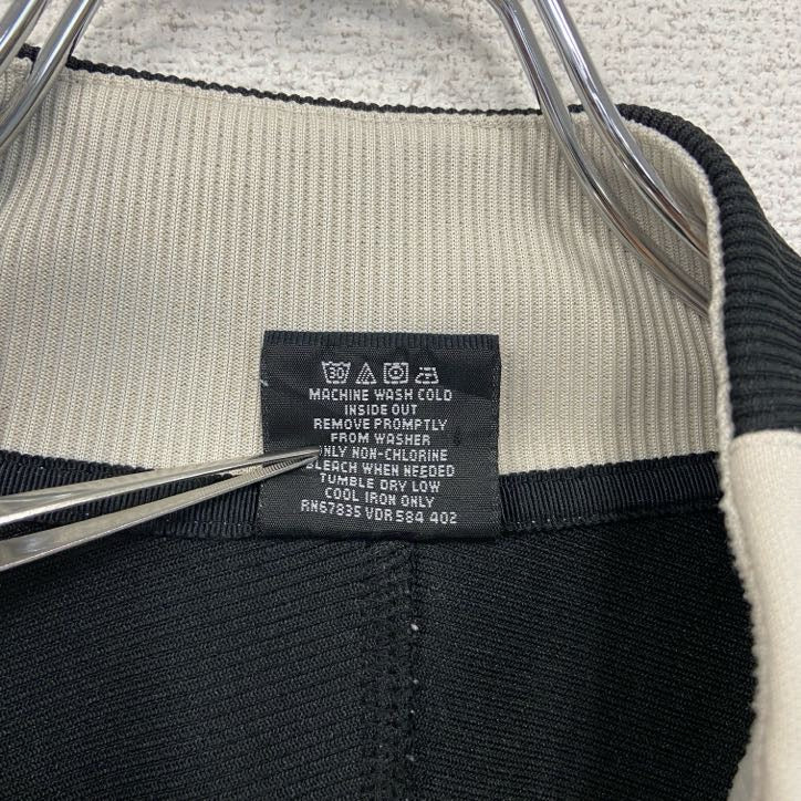 古着 used　NAUTICA　ノーティカ　トラックジャケット/ジャージ　肌色　ベージュ　黒　ブラック　Mサイズ