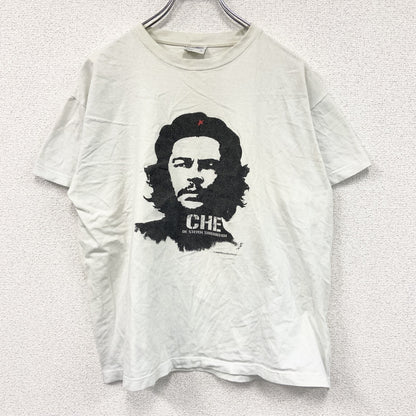 00s　SOL’S　Ernesto Guevara　チェ・ゲバラ　半袖プリントTシャツ　人物T　ヴィンテージ　白　ホワイト　Lサイズ