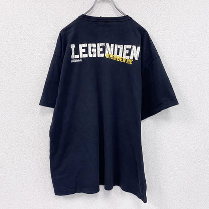 90s　bo　Böhse Onkelz　ベーゼオンケルツ　半袖プリントTシャツ　バンドT　ブラック　XLサイズ　