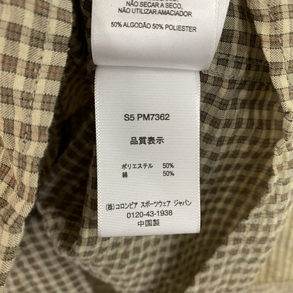 Columbia　コロンビア　長袖シャツ　チェック柄　茶色　ブラウン　Lサイズ
