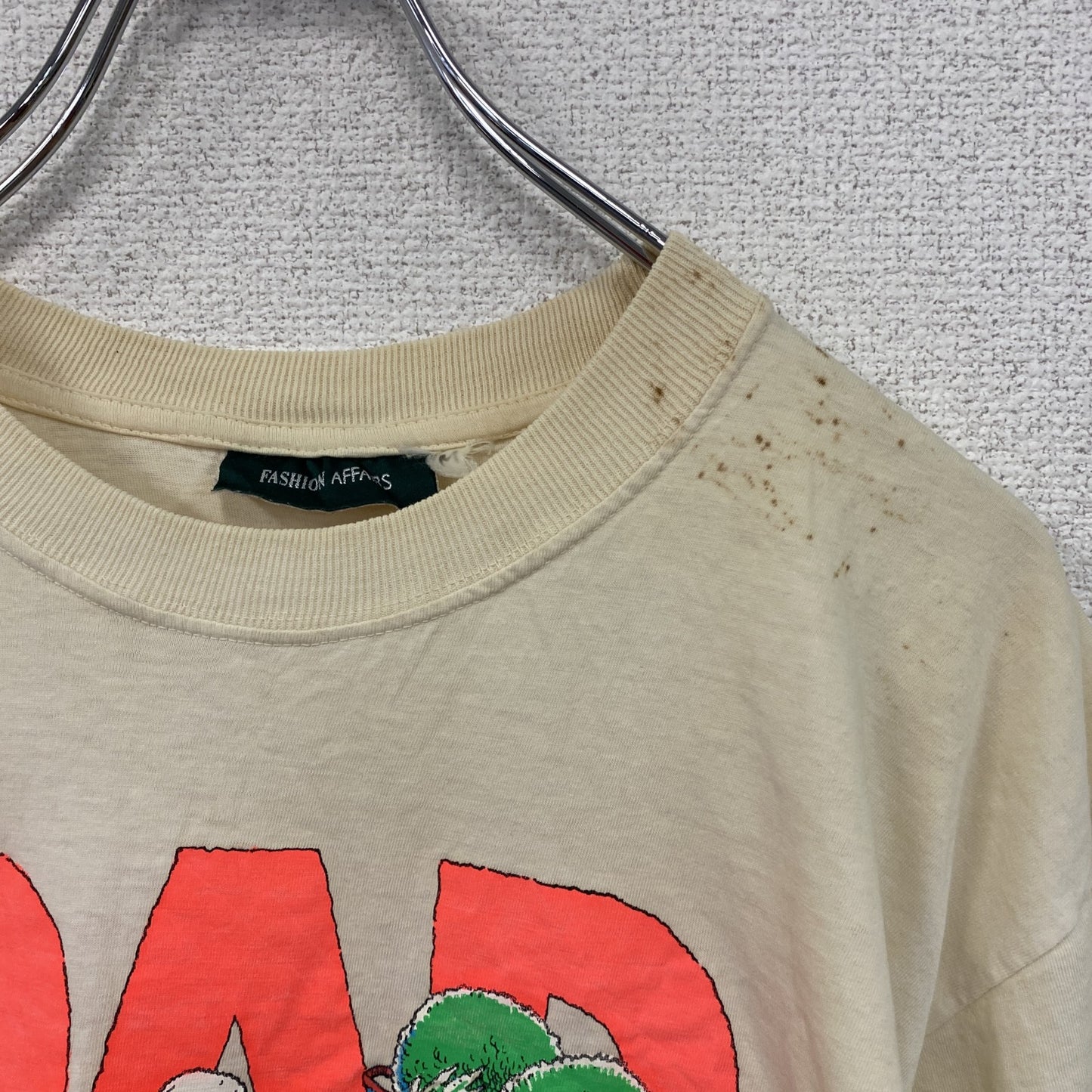 FASHION AFFARIRS　Rat Fink　ラットフィンク　半袖Tシャツ　RADRAT　イエロー　Mサイズ　