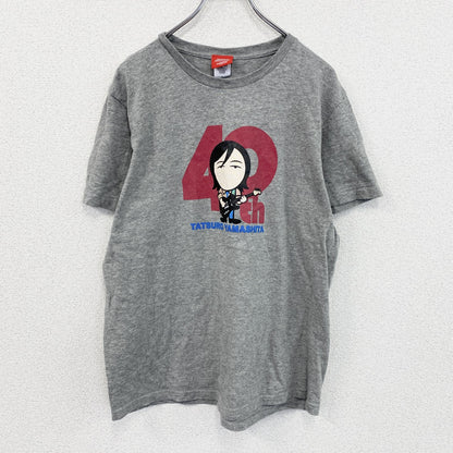 山下達郎　40周年記念　半袖プリントTシャツ　ツアーT　グレー　Lサイズ