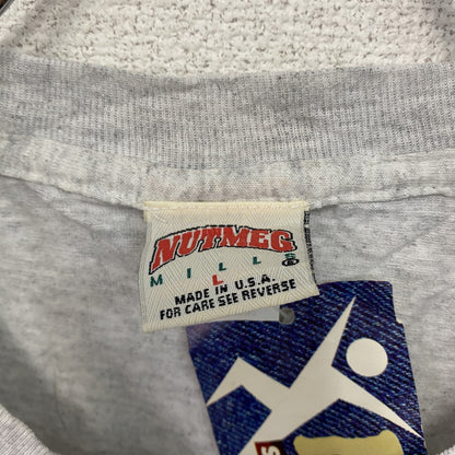 NUTMEG　ナツメグ　ロサンゼルスドジャース　野茂英雄　半袖プリントTシャツ　シングルステッチ　グレー　Lサイズ