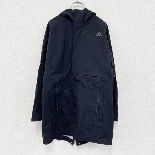 adidas　アディダス　M ICON TUCコート　フルジップパーカー/フーディー　黒　ブラック　OTサイズ