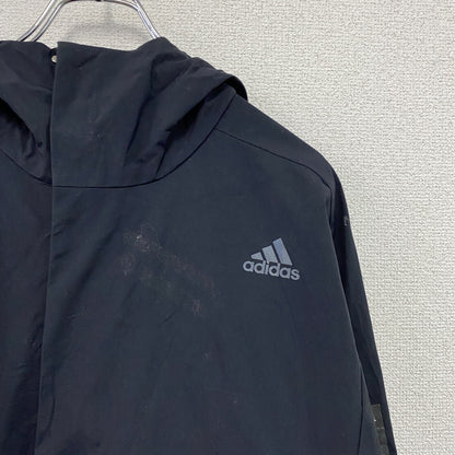 adidas　アディダス　M ICON TUCコート　フルジップパーカー/フーディー　黒　ブラック　OTサイズ