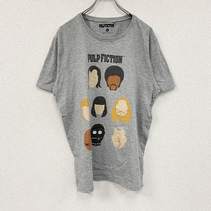 PULP FICTION 　パルプフィクション　半袖プリントTシャツ　ムービーT　灰色　グレー　XLサイズ