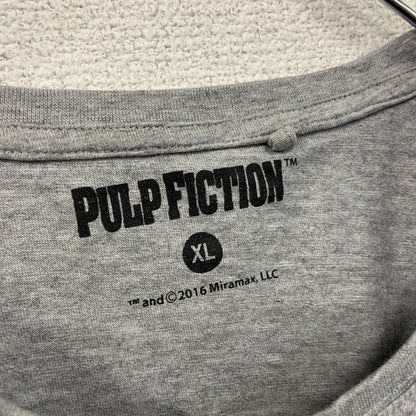 PULP FICTION 　パルプフィクション　半袖プリントTシャツ　ムービーT　灰色　グレー　XLサイズ