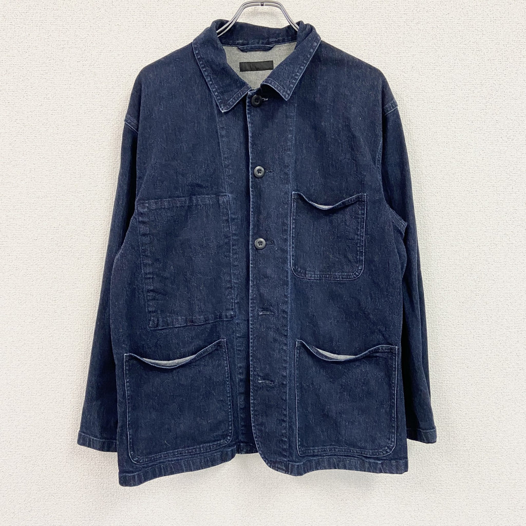 UNIQLO　ユニクロ　長袖デニムシャツ　デニムジャケット　インディゴ