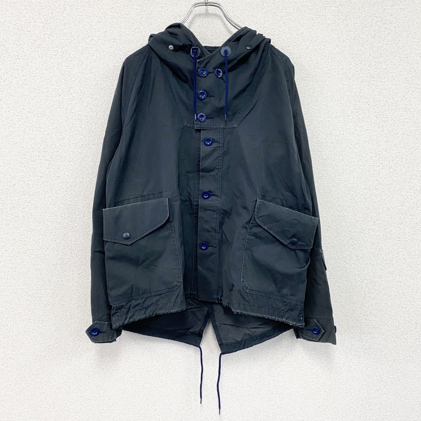 Soundman　サウンドマン　スモックパーカー　黒　ブラック　36サイズ