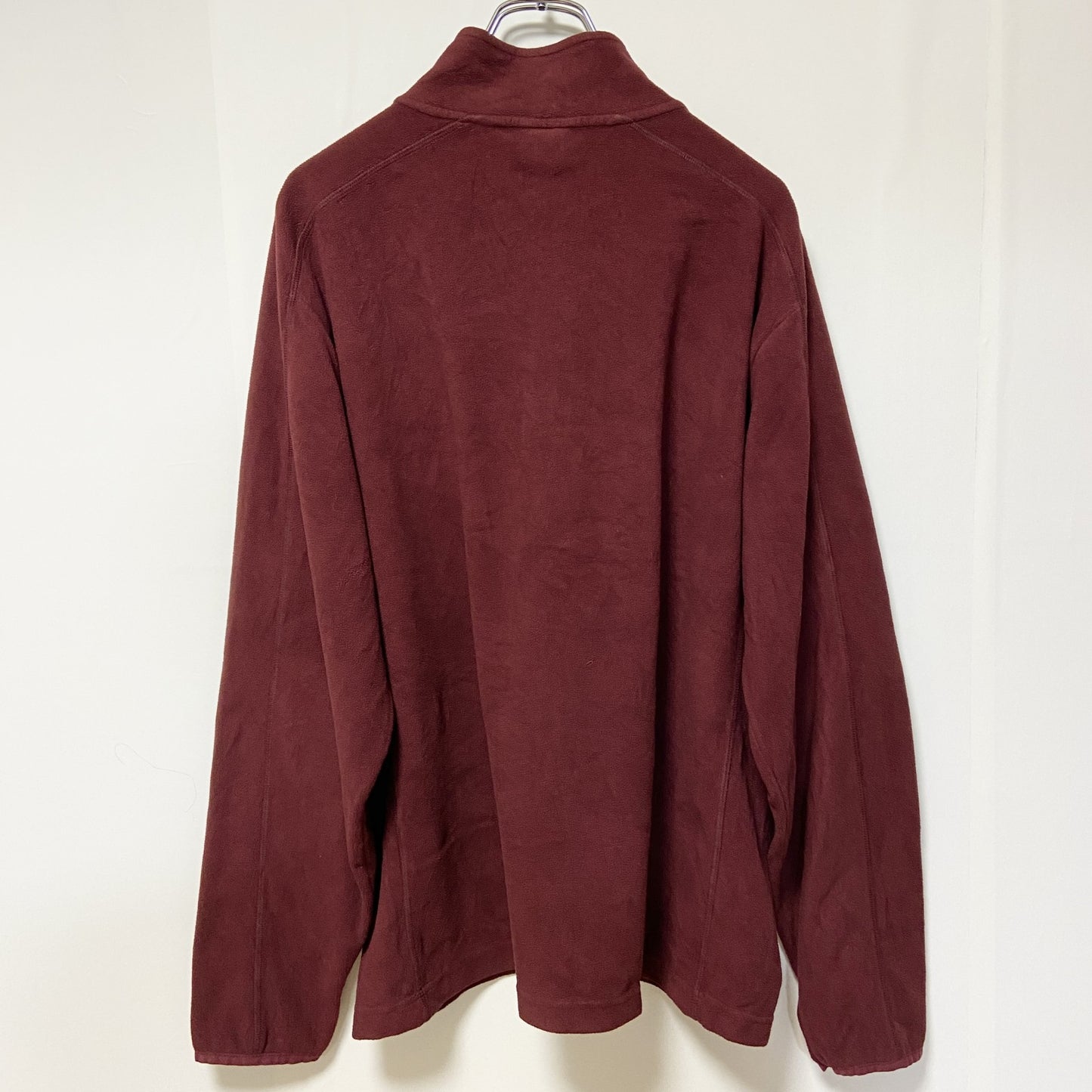 古着 used　C9 by champion　チャンピオン　長袖ハーフジップフリースジャケット　ワインレッド　えんじ　サイズ