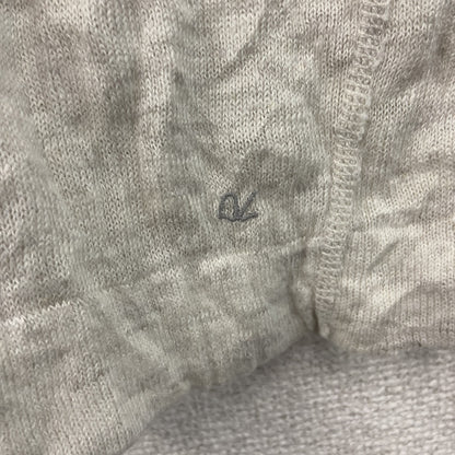 45R　リネン混コットンニットカーディガン　白　ホワイト